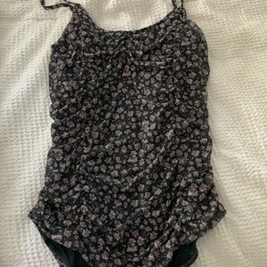 Floral body suit